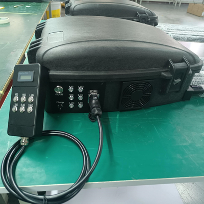 300W 350W Anti FPV Jammer Mochila 400MHz 800MHz 1.2G 2.4G 5.2G 5.8G