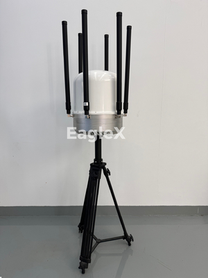 Banda personalizada de longo alcance 5KM 5000m Distância de interferência Drone fixo interferência de sinal Drone para fronteira militar