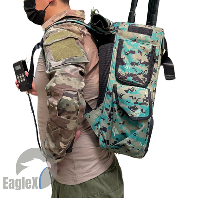 Mochila portátil de interferência de drones 300W 350W 2.5KM dispositivo de interferência de sinal móvel