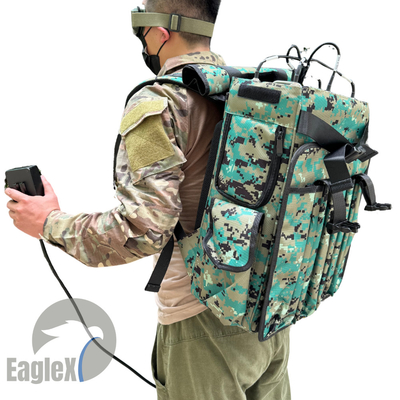 Long Range 6 Channel Backpack Drone Jammer 2000M UAV Jamming Drone RF Amplificador