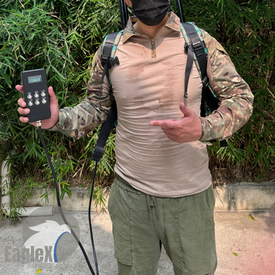 300W Camo 6 Band 2KM Long Range Drone Jammer UAV Solução de Defesa de Sinais Anti Drone