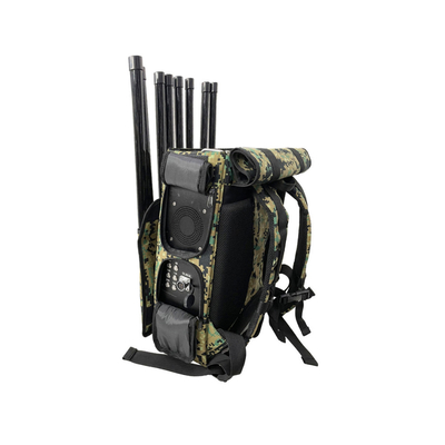 Anti-FPV sinal GPS mochila dispositivo de interferência 350W 2.5KM 8 Canal Drone Jammer
