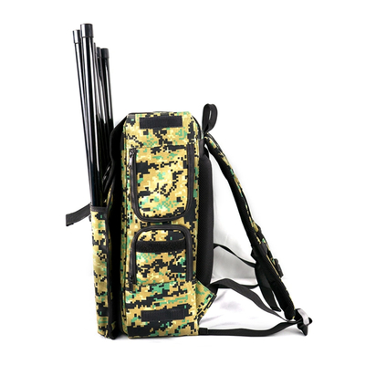 Camuflagem FPV Drone Jammer Mochila 8 canais RF Drone Jammer Amplificador