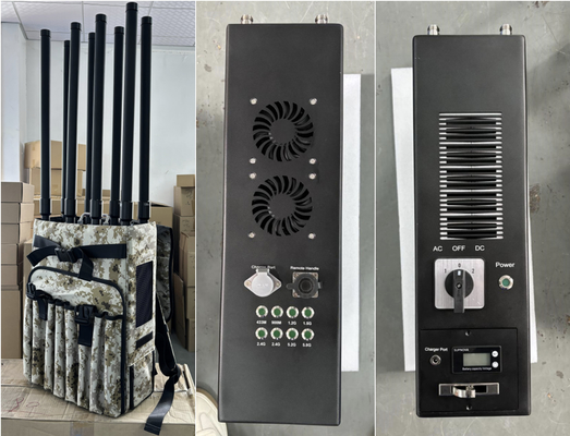2000M Interruptores de sinal portáteis FPV RF Amplificador Mochila Bloqueador de GPS portátil