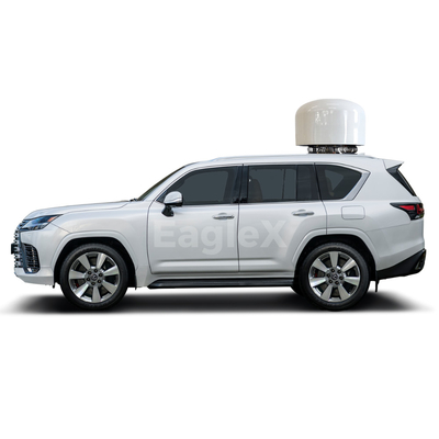 Detecção de 50MHz ~ 6GHz + Drone Jammer Land Cruiser convertido em sistema anti-FPV anti-drone SUV veículo