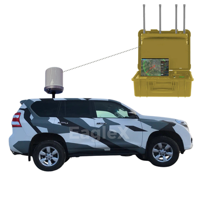 Toyota Prado Veículo Modificado Drone Detecção e Interferência 360 Espaço Aéreo Completo