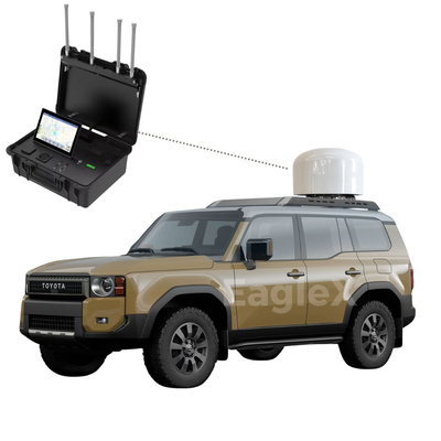 Jeep UAV Jammer Carro 3000m Anti Drone FPV 8000M Veículo de detecção Montado Jammer