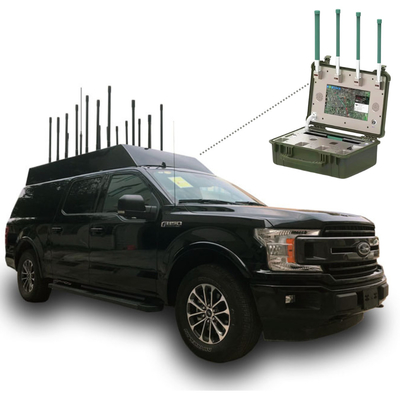 Interruptor anti-drone UAV 12 Bandas 14 Bandas 16 Bandas Veículo Drone Jammer
