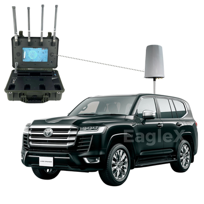 8KM Anti Car Jamming Device Veículo portátil montado Drone Jammer System SUV