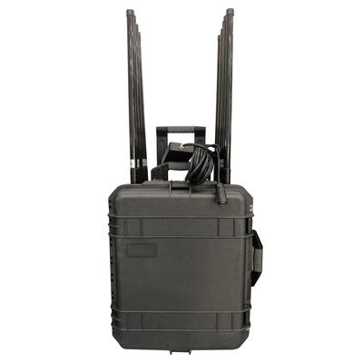 14 Canal Polícia Scanner Jammer UAV FPV Drone Jammer Militar 80MHz ~ 6GHz