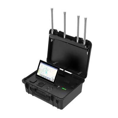 IP66 12KG Detector de drones portáteis 900MHz 1.4GHz 2.4GHz 5.2GHz 5.8GHz