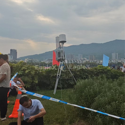 3/5/10KM Drone Jammer Fixed Outdoor Fpv Jamming Detection All In One com sistema de controle de comando de drone
