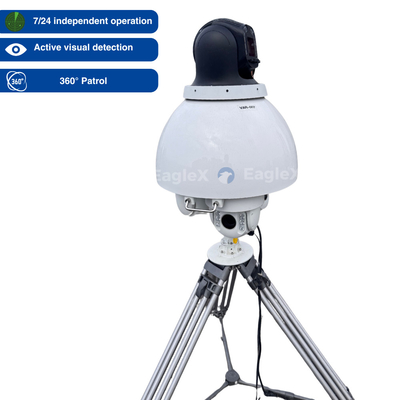 24/7 Sistema de detecção, identificação e rastreamento de drones RF-Optoelectronic