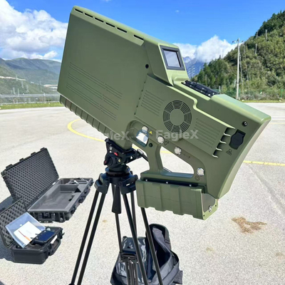 3-em-1 (Detecção e Interferência) Dispositivo de Defesa de Drones Móveis FPV Drone Jammer Portátil