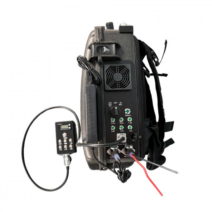 2KM Polícia Militar Scanner Jammer Mochila Drone Jammer Omnidireccional & Direccional Antenna 0