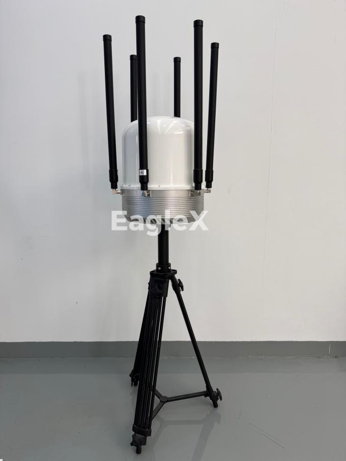 Banda personalizada de longo alcance 5KM 5000m Distância de interferência Drone fixo interferência de sinal Drone para fronteira militar 0