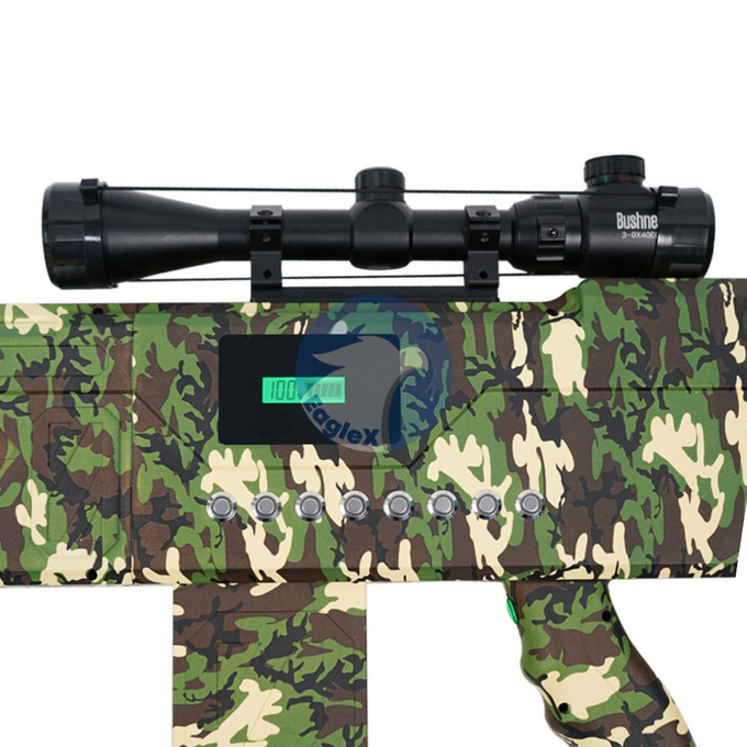Camuflagem Sistema Anti-Drone portátil 1.5KM Drone portátil Jammer Gun 8 Bandas 0