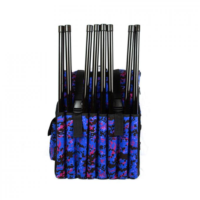 Camuflagem FPV Drone Jammer Mochila 8 canais RF Drone Jammer Amplificador 1