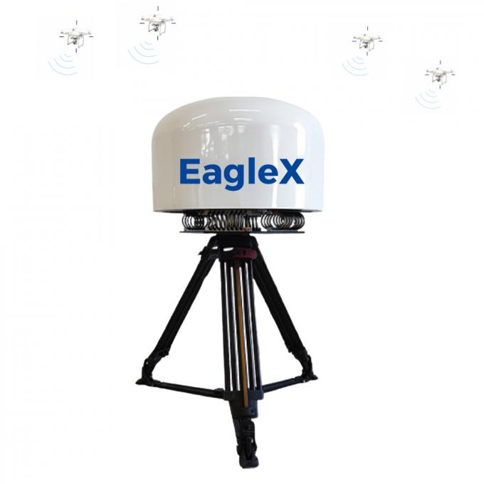 Jeep UAV Jammer Carro 3000m Anti Drone FPV 8000M Veículo de detecção Montado Jammer 0