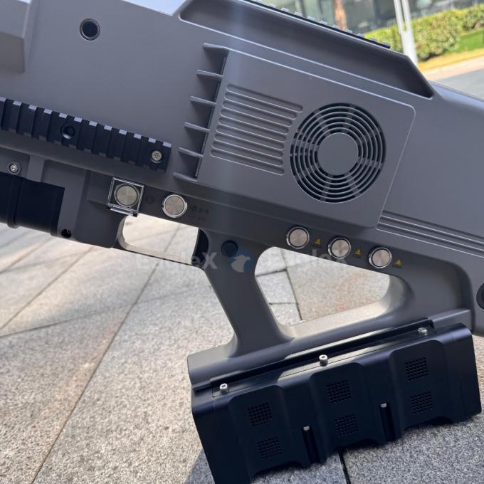 Solução de Defesa por Drone Portátil de Endurance de 36h para Concertos de Polícia Militar 1-3KM FPV Drone Jammer Com Detector de Detecção de 5KM 0